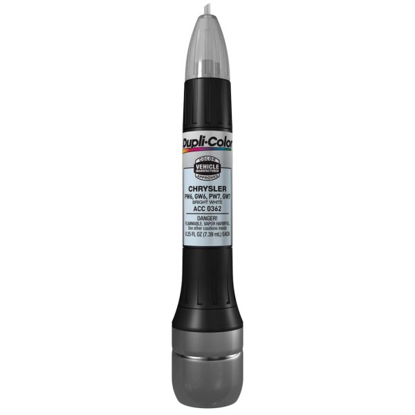 VHT ACC0362 SF BRIGHT WHITE, Use For Automotive Body Paint Repair; Bright White Paint Code GW6/ GW7/ PW6/ PW7; 0.25 Ounce Pen