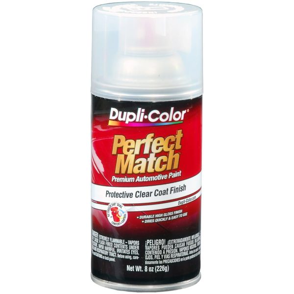 VHT BCL0125 P/M CLEAR TOP COAT, Use For Automotive Body Paint Repair; Clear Top Coat; 8 Ounce Aerosol Can
