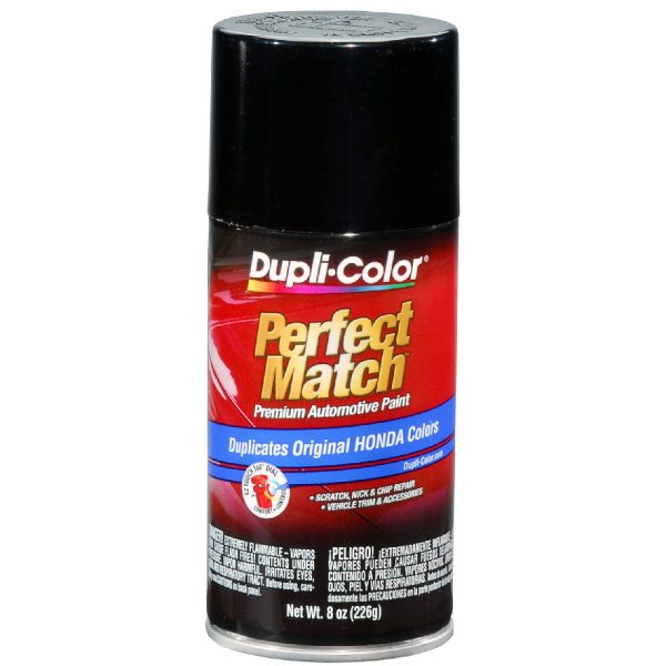 VHT BHA0941 Dupli-Color E7 Perfect Match Automotive Spray Paint - Honda Black Metallic, NH526M,NH503P - 8 oz. Aerosol Can