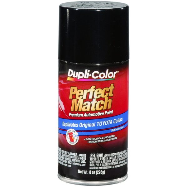 VHT BTY1566 P/M BLK MET., Use For Automotive Body Paint Repair; Black Metallic Paint Code 202/ 204; 8 Ounce Aerosol Can