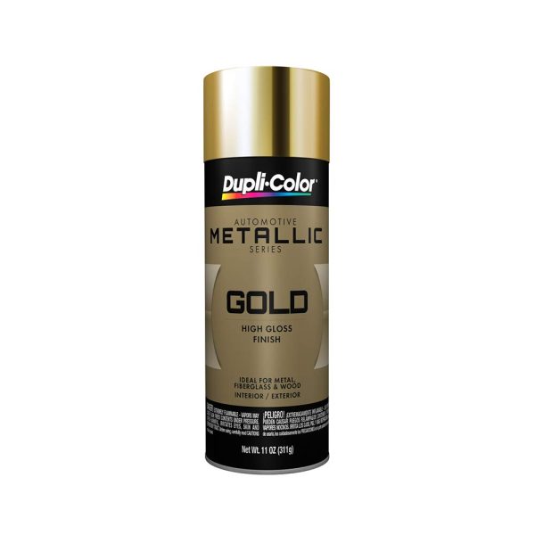VHT GS100 Dupli-Color E007 Instant Enamel Metallic Automotive Paint - Gold Spray Paint - 11 oz. Aerosol Can