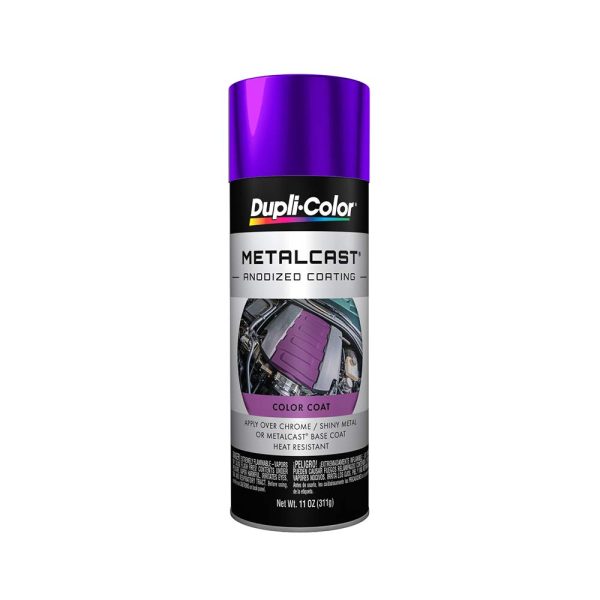 VHT MC204 Dupli-Color Metalcast Automotive Spray Paint - Purple Anodized Coating - 11 oz Aerosol Can