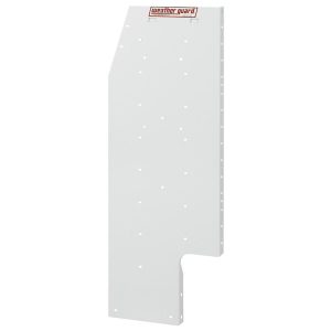 WEATHER GUARD 9204301 Van Storage System Shelf End Panel; Rapid Mount 46 Inch Height x 16 Inch Length; Tapered; Set of 2; Steel; White