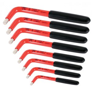 WIHA 13690 SAE Insulated Hex L-Key Set - 8 Piece Set