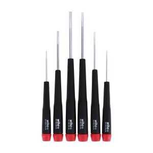 WIHA 26090 Precision Slotted Metric Screwdriver Set - 6 Piece Set