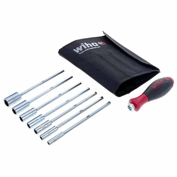 WIHA 28196 8 Piece SoftFinish DriveLoc VI Nut Driver Set