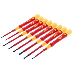 WIHA 32088 Insulated PicoFinish Precision Screwdriver Set (8 Piece Set)