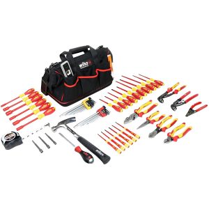 WIHA 32937 Insulated Master Electricians Tools Set - 59 Piece Set
