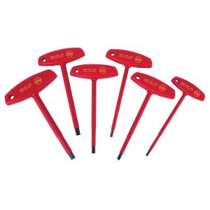 WIHA 33490 Insulated T-Handle Hex SAE Set (6 Piece Set)