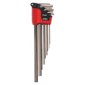 WIHA 35297 Metric Hex L-Key Long Arm Set (9 Piece Set)
