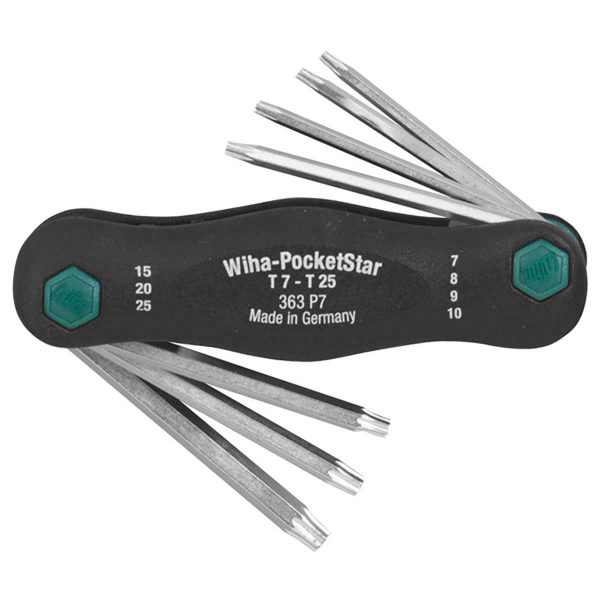 WIHA 36396 Torx PocketStar Fold Out Set - 7 Piece Set