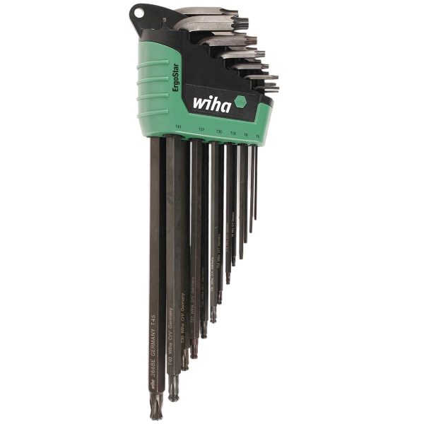 WIHA 36689 Torx Ball End Hex L-Key Set - 13 Piece Set