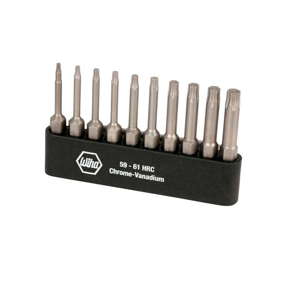 WIHA 74982 TorxPlus Power Bit Belt Pack Set (10 Piece Set)