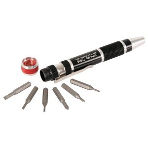 WIHA 75981 MicroBit Pocket Clip Phillips/Slotted Bits - 7 Piece Set