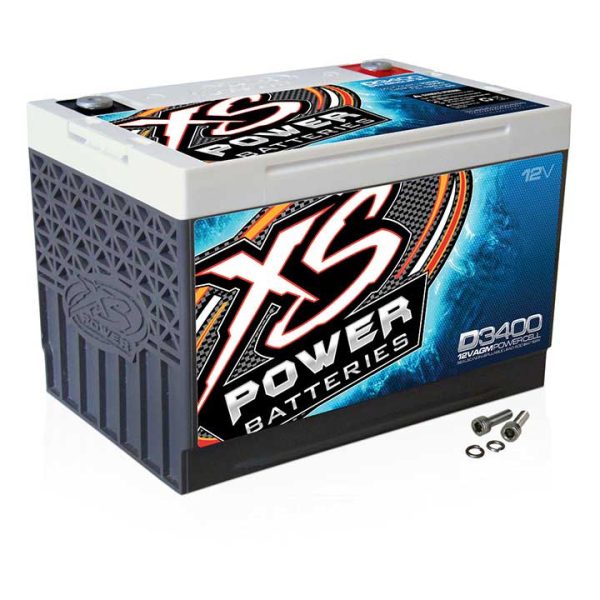 XS POWER D3400 2500/4000w 12v Bci Group 34 Agm Battery 1000ah