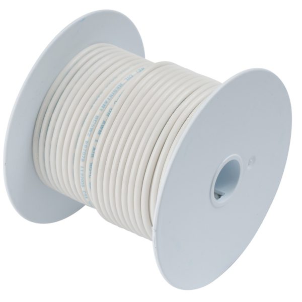 ANCOR 108910 WHITE 10 AWG TINNED COPPER WIRE - 100