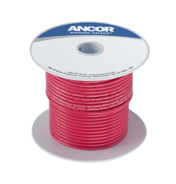 ANCOR 111502 Red 8 AWG Battery Cable - 25