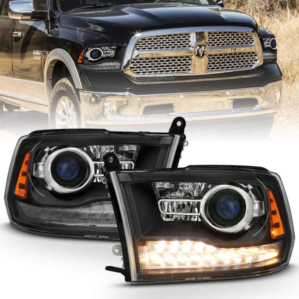 ANZO 111489 Projector Headlamps Fits Dodge Ram 1500