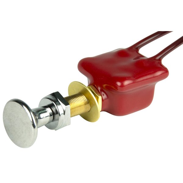 BEP 1001306 2-POSITION SPST PUSH-PULL SWITCH W/WIRE LEADS - OFF/ON
