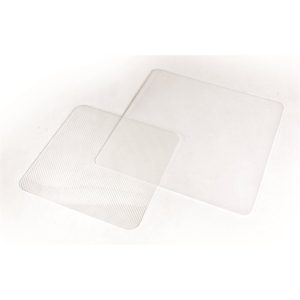 CAMCO 43790 Microwave Cooking Cover; Flat Cover; Allows Venting While Cooking; One 7 Inch x 7 Inch and One 9 Inch x 9 Inch; Polypropylene; Dishwasher Safe; Set of 2