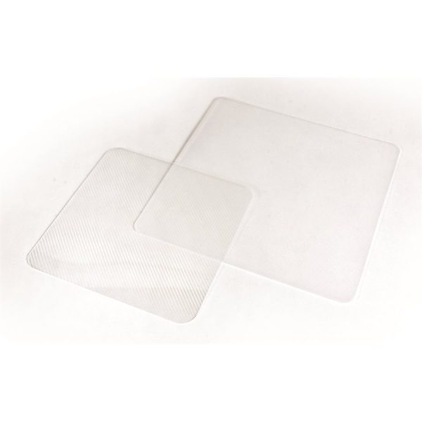 CAMCO 43790 Microwave Cooking Cover; Flat Cover; Allows Venting While Cooking; One 7 Inch x 7 Inch and One 9 Inch x 9 Inch; Polypropylene; Dishwasher Safe; Set of 2