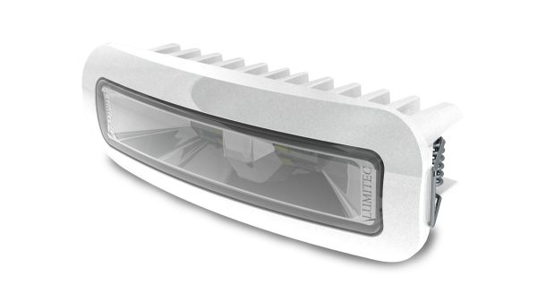 LUMITEC 101723 Capri3 Flood Light White LEDs Non-Dimmable Flush Mount White 12/24v