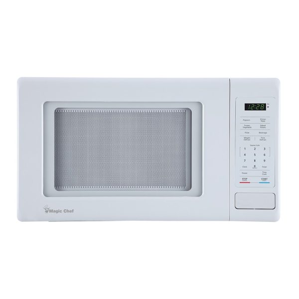 MAGIC CHEF MC99MW 0.9 CUFT COUNTERTOP 900 WATT DIGIT, Countertop; 0.9 Cubic Foot Capacity; 900 Watt; Electronic Controls With Digital Display; 19.1 Inch Width x 11-1/2 Inch Height x 14-1/2 Inch Depth Overall Dimension; White; With Turntable