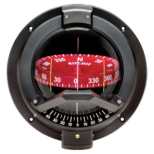 RITCHIE BN-202 NAVIGATOR COMPASS - BULKHEAD MOUNT - BLACK
