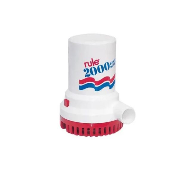 RULE 09 2000 GPH GOLD SERIES NON AUTOMATIC BILGE PUMP