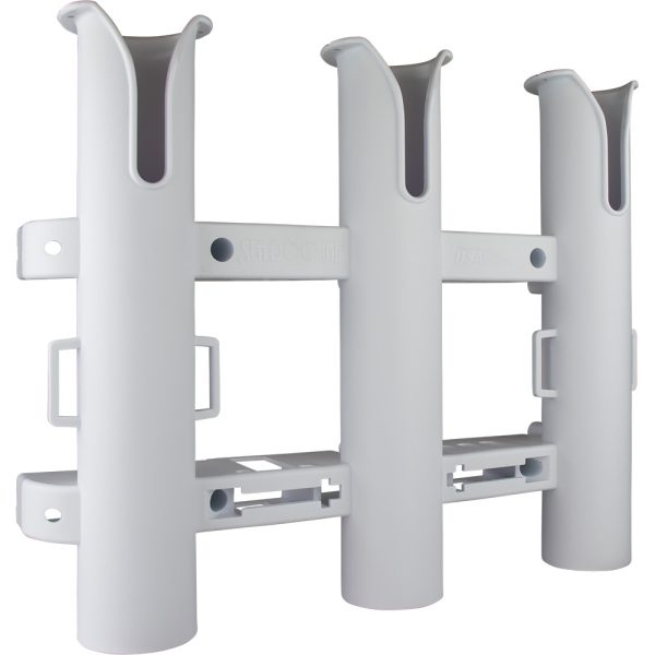 SEA-DOG 325032-1 TRIPLE THREAT 3 POLE ROD HOLDER WHITE