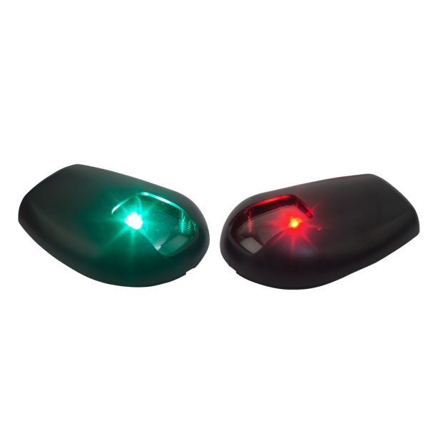 SEA-DOG 400078-1 BLACK SIDE MOUNT LED NAVIGATION LIGHTS - 1 NM - PORT & STARBOARD