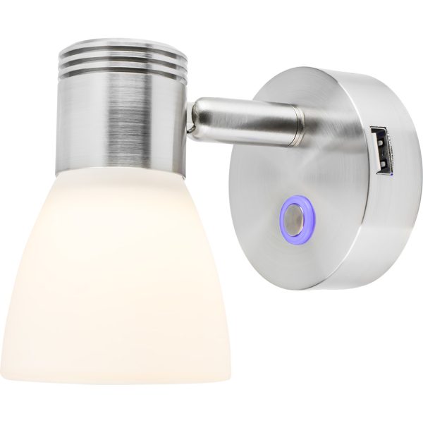 SEA-DOG 400715-3 CABIN READING LIGHT W/TOUCH DIMMER & USB PORT