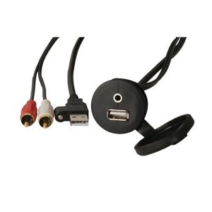 FUSION 010-12381-00 MS-CBUUSB3.5 PANEL MOUNT USB & 3.5MM HEADPHONE JACK