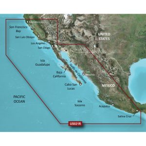 GARMIN 010-C0722-00 BLUECHART G2 VISION HD - VUS021R - CALIFORNIA-MEXICO - MICROSD;/SD