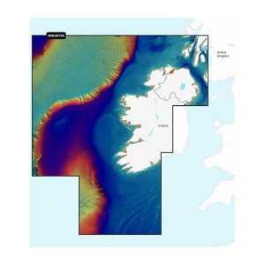 GARMIN 010-C1233-00 IRELAND WEST COAST GARMIN NAVIONIC, Compatible With Chart Plotters; Detailed Coverage Of North And Western Coasts Of Ireland From Cork To Belfast Including The Entire Shannon Inland And Shannon-Erne Waterways; Region Code: NVEU075R