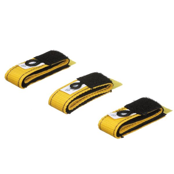 ATTWOOD 117926 11792-6 Rope Wraps, Secure Ropes and Cords, 3 1-Inch x 12-Inch Straps With Sewn-In Hook-and-Loop Fasteners