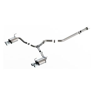 BORLA 140907 2022 Subaru WRX 2.4L Turbo AT/MT AWD S-Type Catback Exhaust Polished Tips