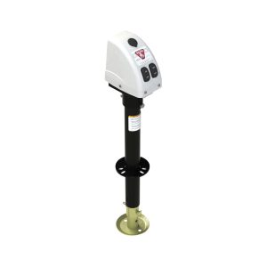 BULLDOG 500188 3,500 lbs. A-Frame RV Jack w/Powered Drive - 12V - White Cover