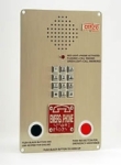 CEECO SSP-511-FD-ADA Vandal Resistant Stainless Steel Hands Free Panel Speakerphone w/ Chrome Tone Keypad & Push Button Automatic Dialer Braille Emergency Plate & LED Call Progress Indicator Light