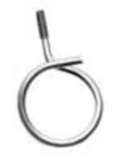 ERICO 4BRT20 Ring 1.25in. w/Thrds (100-box) 1/4in. -20 Threaded