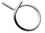 ERICO 4BRT20WS3 Ring 1.25in. Wood Screw(100-box)