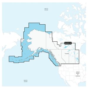 GARMIN 010-C1467-30 NAVIONICS+ CANADA WEST & ALASKA, Compatible With Chart Plotters (See Compatibility Chart); Detailed Coverage Of Canada West And Alaska - Lakes Rivers and Coastal; Region Code: NAUS013R; On SD/Micro-SD Card