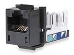 HUBBELL HXJ5EBK JACK HXJ CAT5E 8POS UNI A/B BK