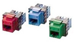 HUBBELL HXJ5EOW JACK HXJ CAT5E 8POS UNI A/B OW