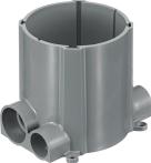 HUBBELL S1PFB F-BOX PLASTIC,RND.,SYSTEM 1