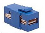 HUBBELL SFUSBAAOW Snap-Fit Keystone USB A to A OW