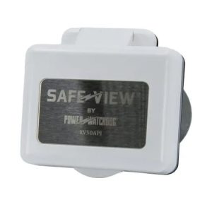 HUGHES AUTO SV50API-W Power Inlet Port; SafeView White