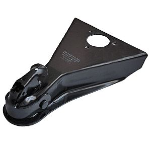 HUSKY TOWING 87079 2 INCH A-Frame Flat Lock Straight Coupler,Black