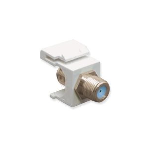 ICC IC107B9FWH MODULE, F-TYPE, NICKEL PLATED, 3 GHZ, WH