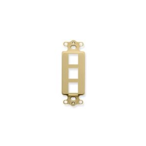 ICC IC107DI3IV INSERT, DECOREX, 3-PORT, IVORY